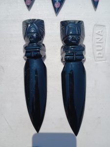 abrecartas de obsidiana